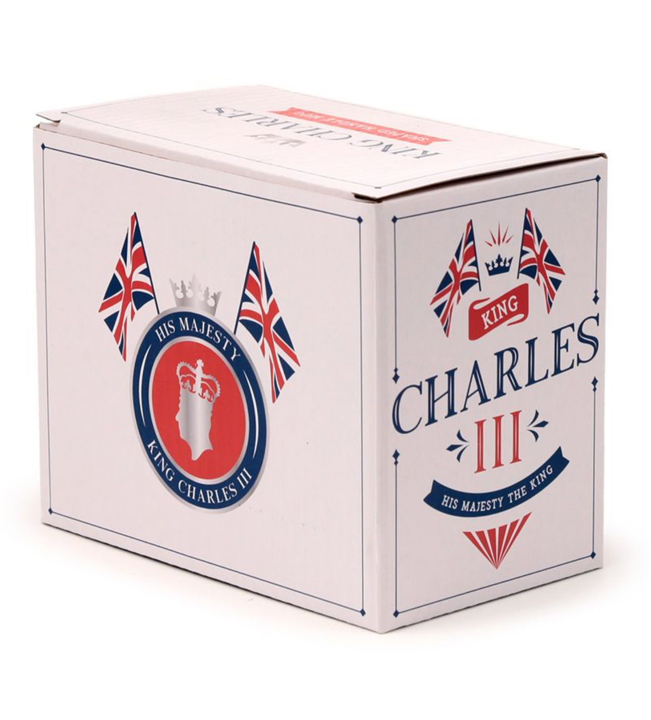 King Charles III Ceramic Shaped Handle Mug