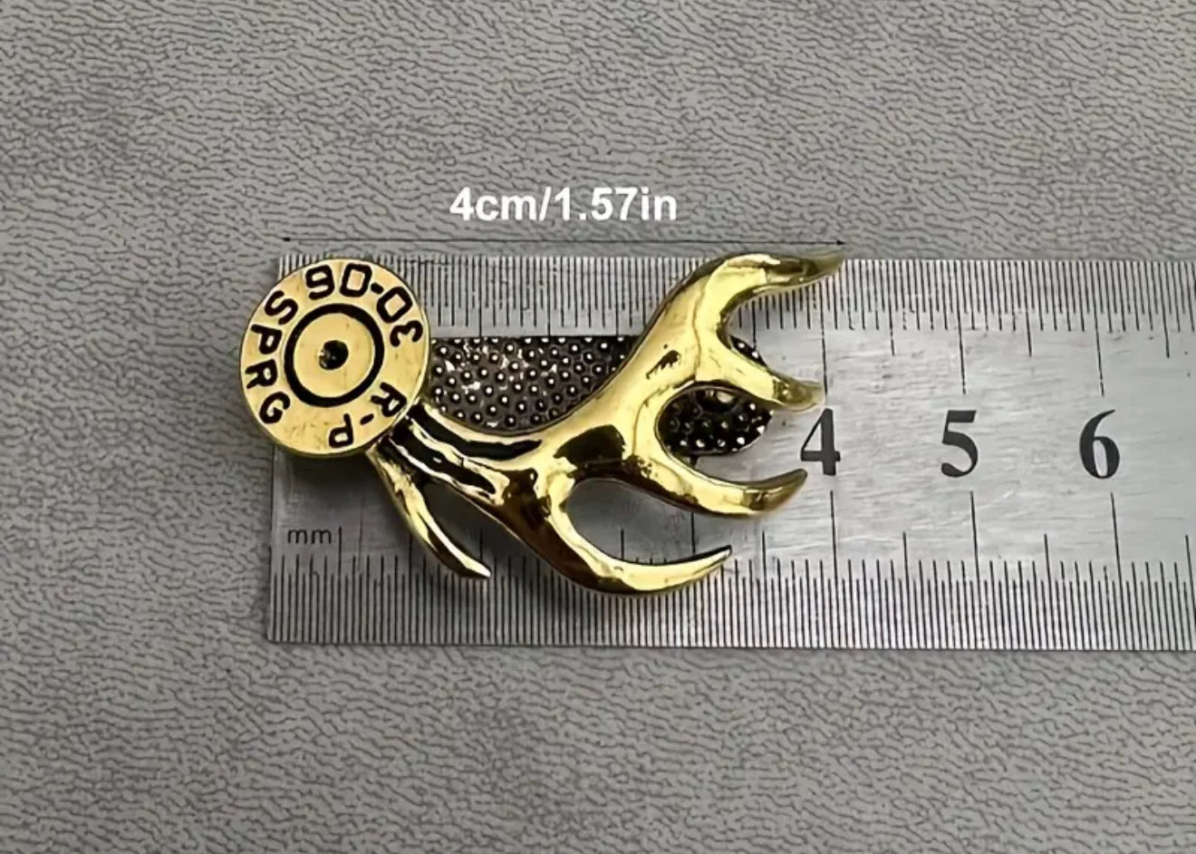 Antler Bullet Shooting Hunting Clip Brooch In Gift Box FATHERS DAYS