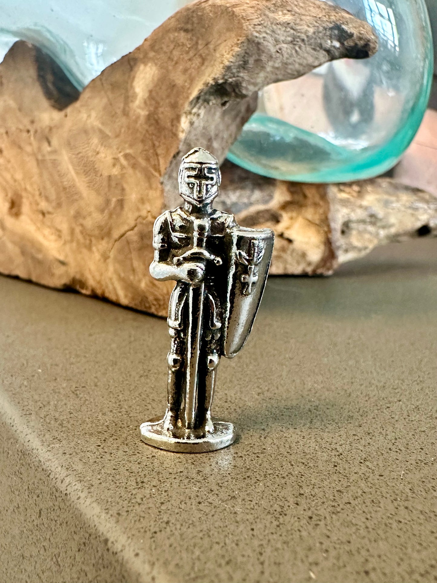 Knight In Armour Pewter Figurine