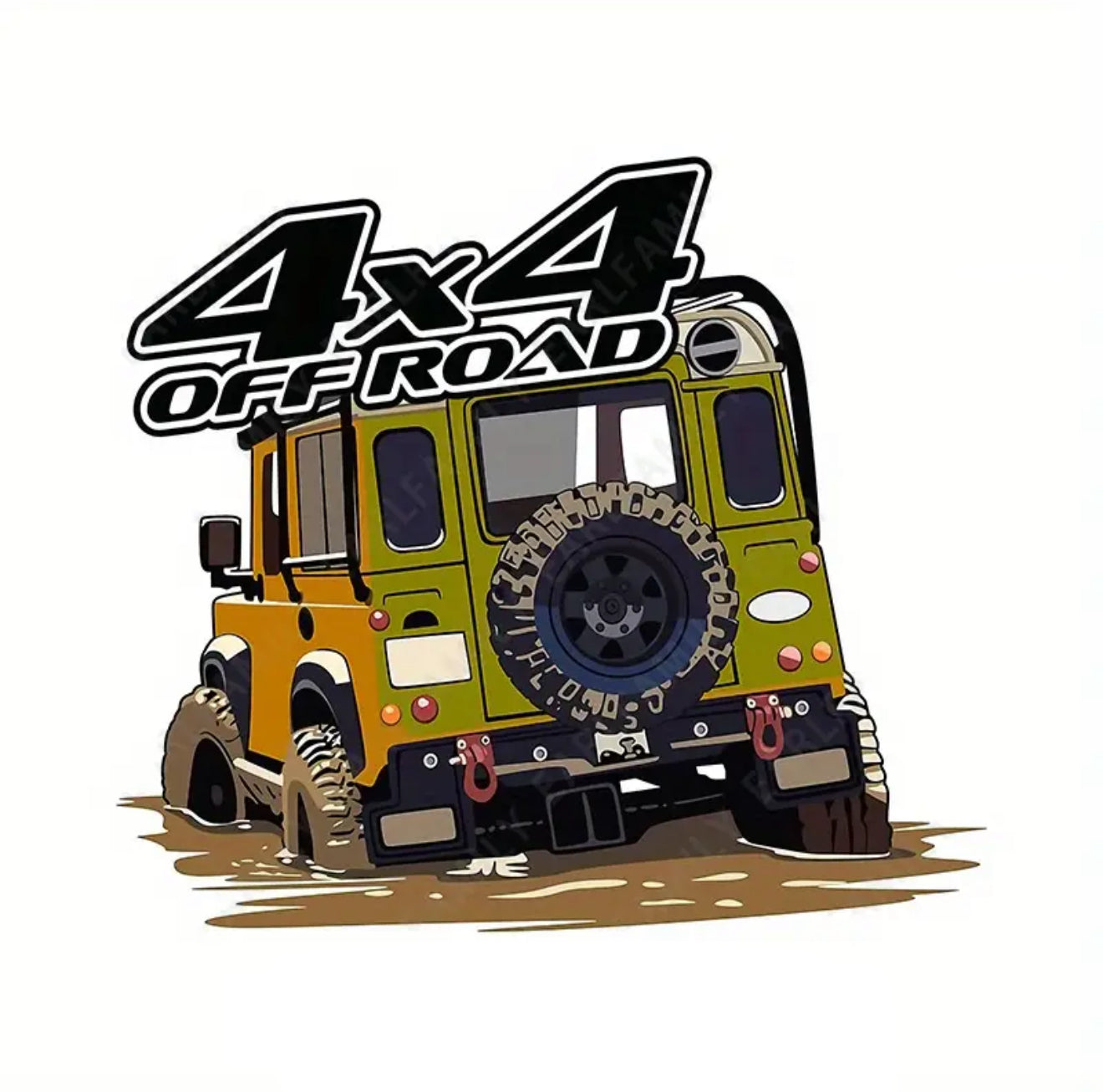 4x4 Land Rover Defender Window Bumper Vinyl Decal Waterproof Sticker