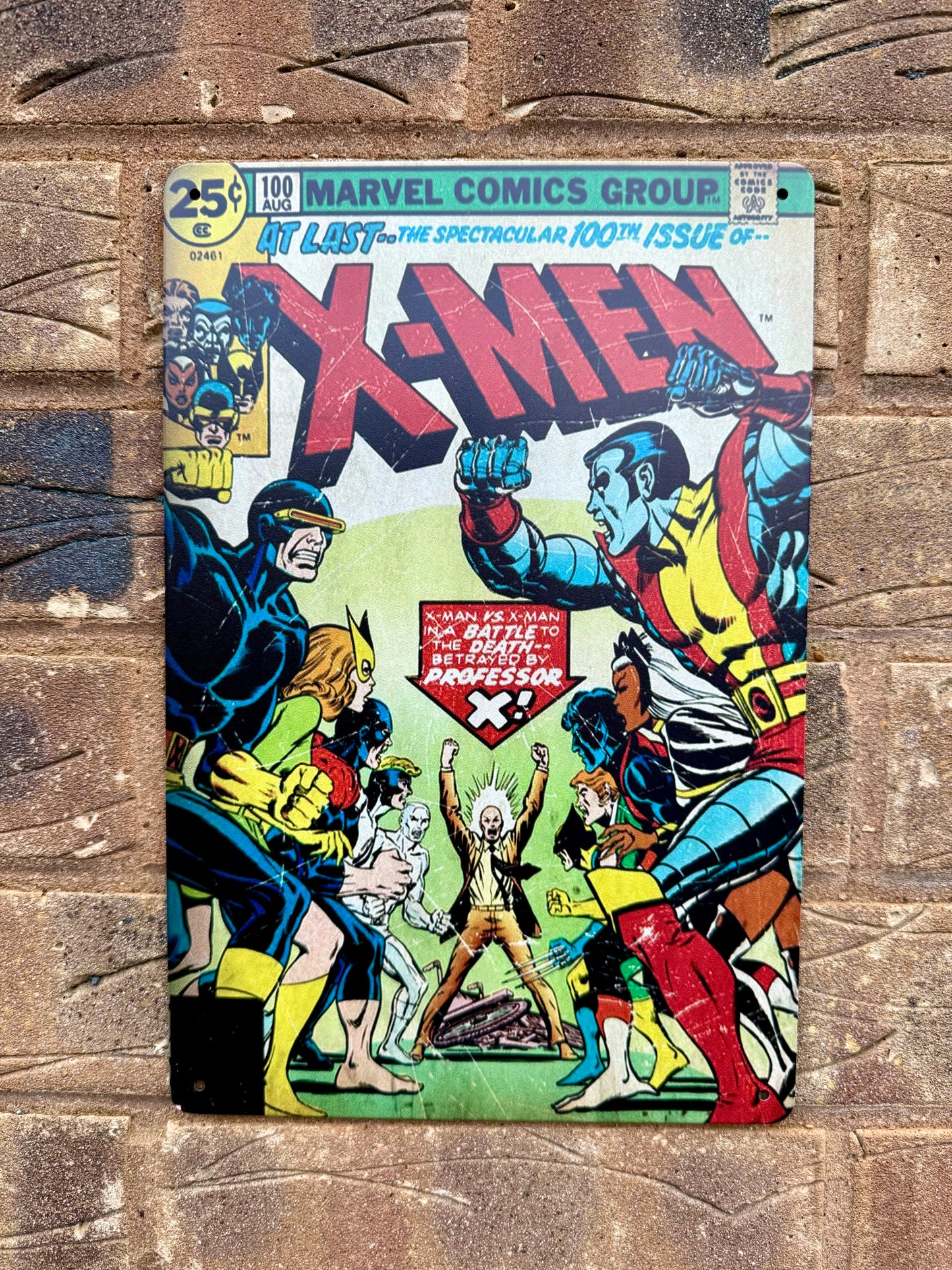 X-MEN Comic Vintage Man Cave Shed Bar Garage Games Room Sign LARGE 20x30 CM
