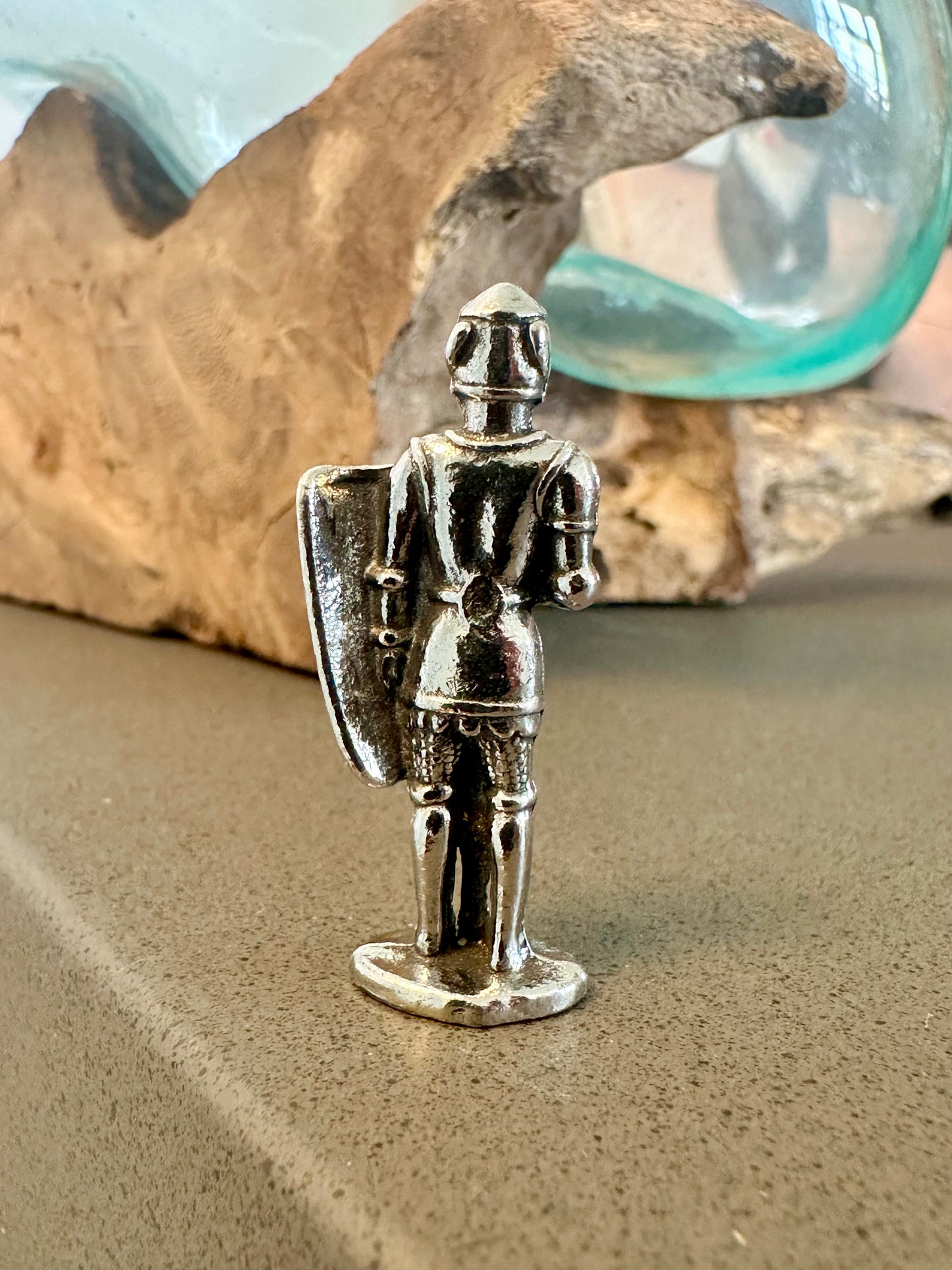 Knight In Armour Pewter Figurine