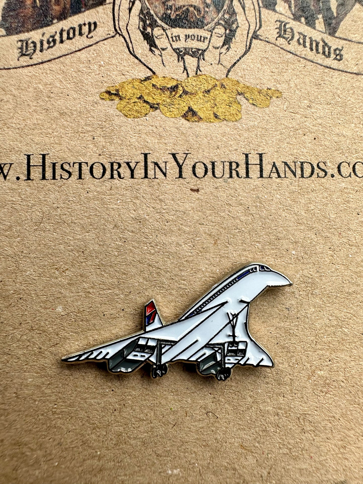 Concorde Enamel Pin Badge