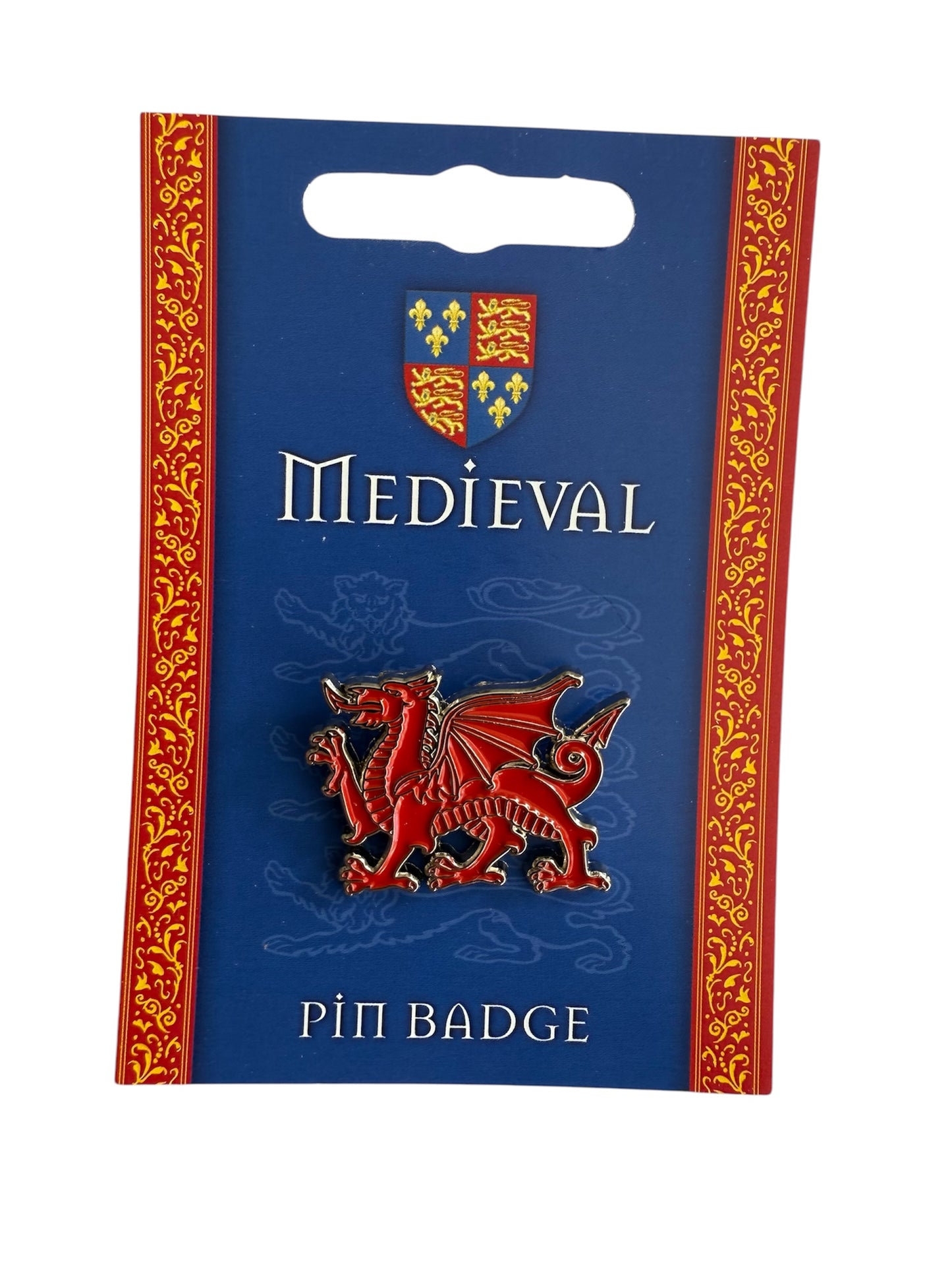 Medieval Dragon Enamel Pin Badge