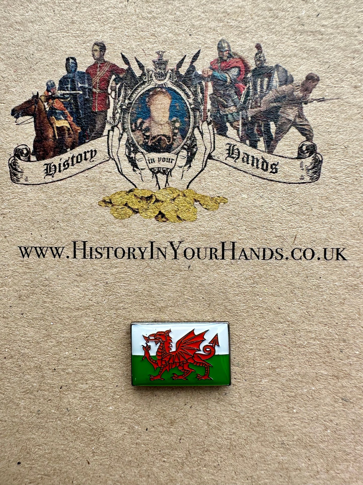 Welsh Flag Pin Badge