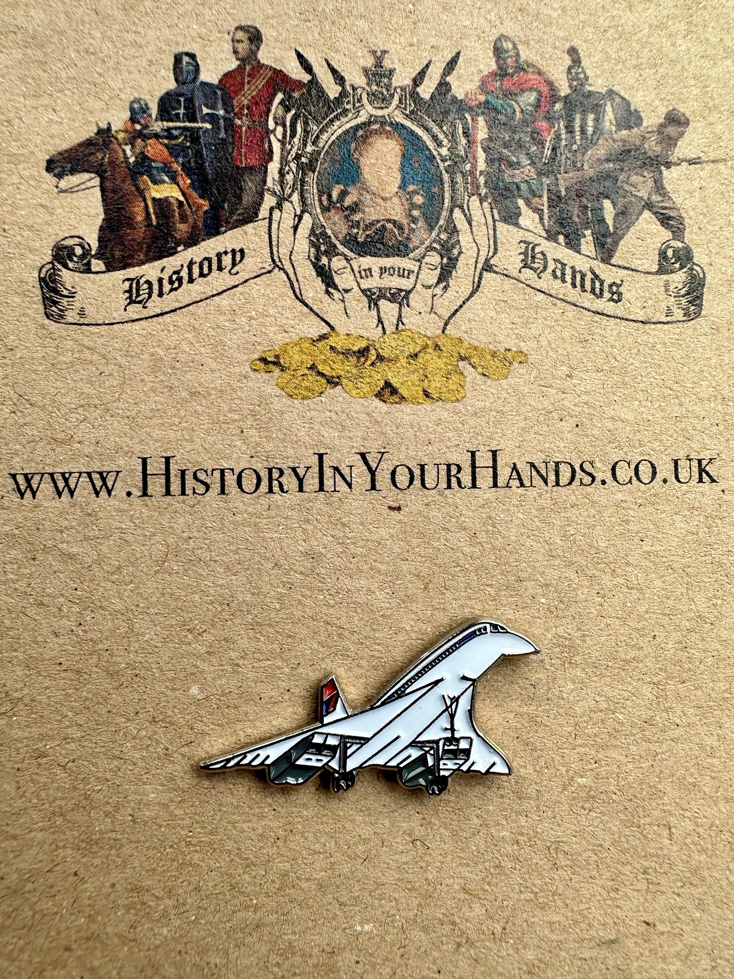 Concorde Enamel Pin Badge