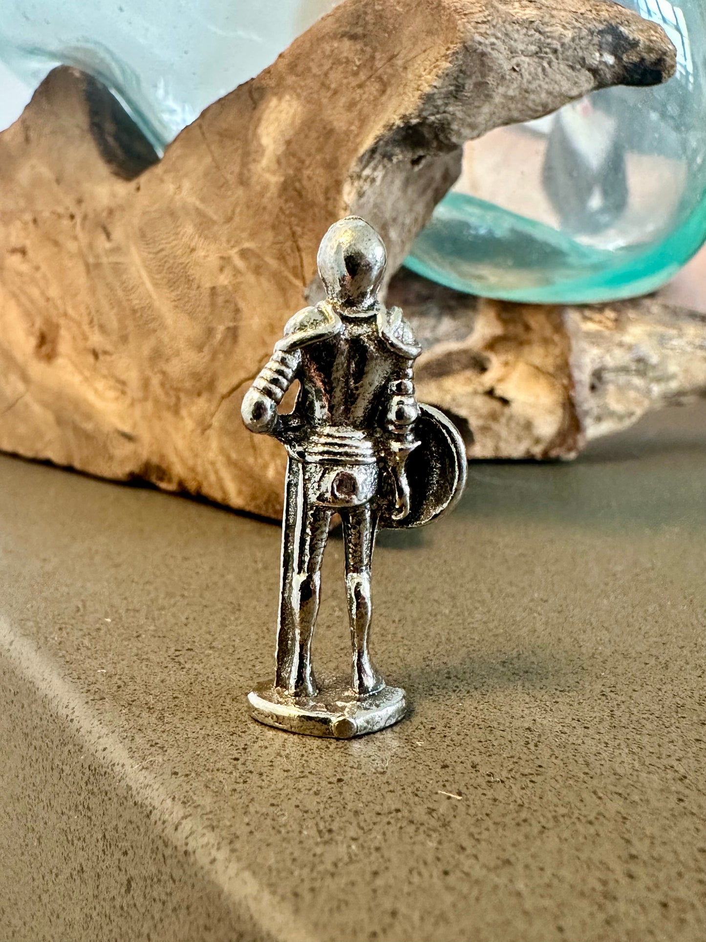 Knight In Armour Pewter Figurine