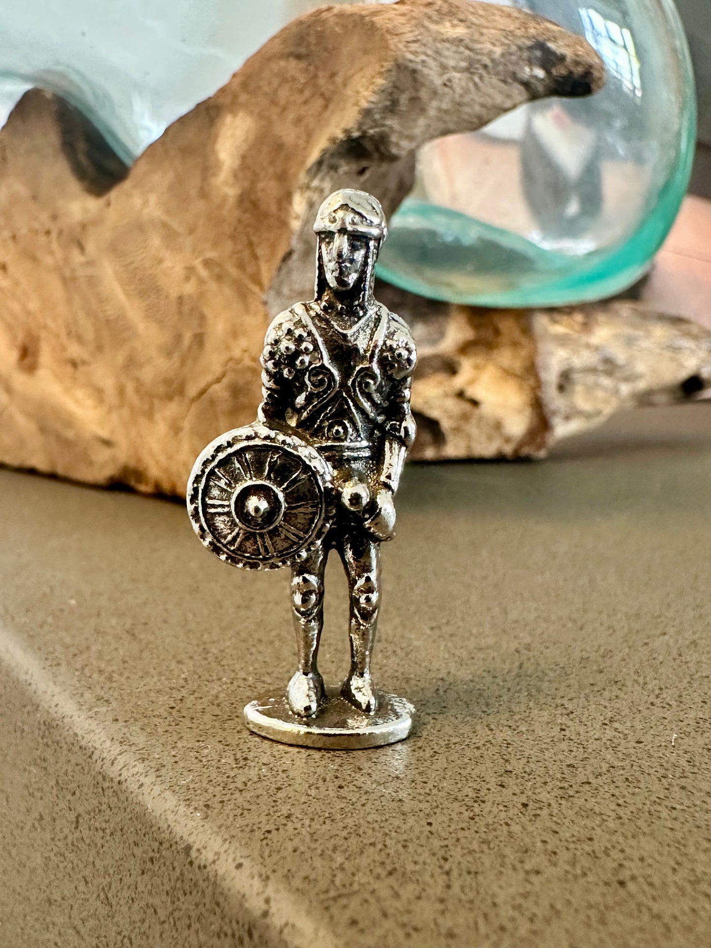 Knight In Armour Pewter Figurine