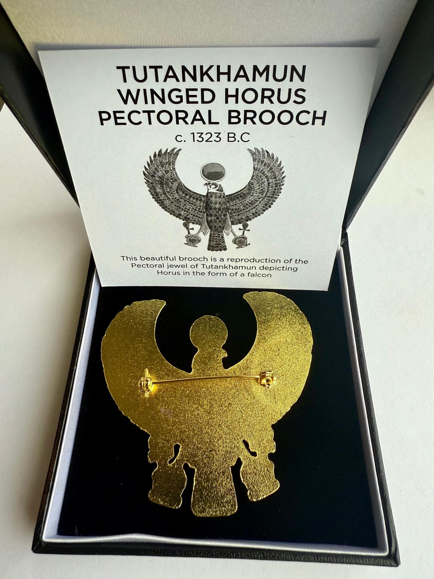 Tutankhamun Winged Horus Brooch
