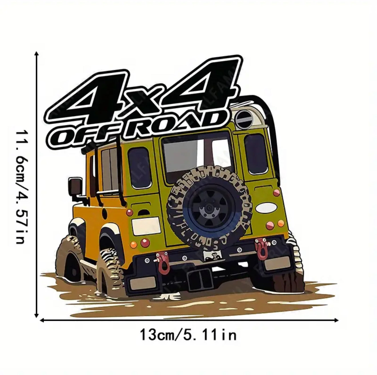 4x4 Land Rover Defender Window Bumper Vinyl Decal Waterproof Sticker