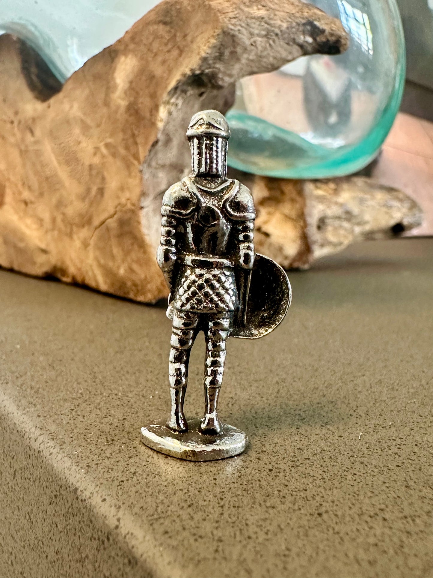 Knight In Armour Pewter Figurine