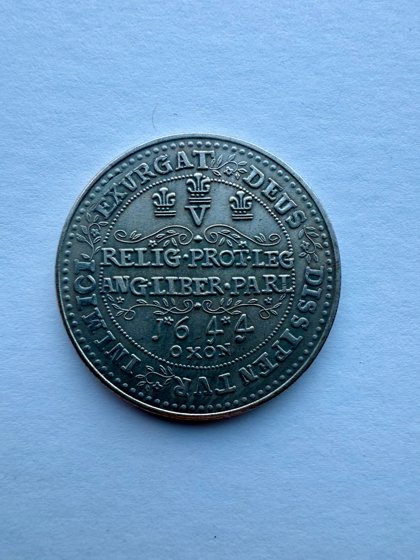 1644 Charles I Silver Oxford Crown Gap Filler