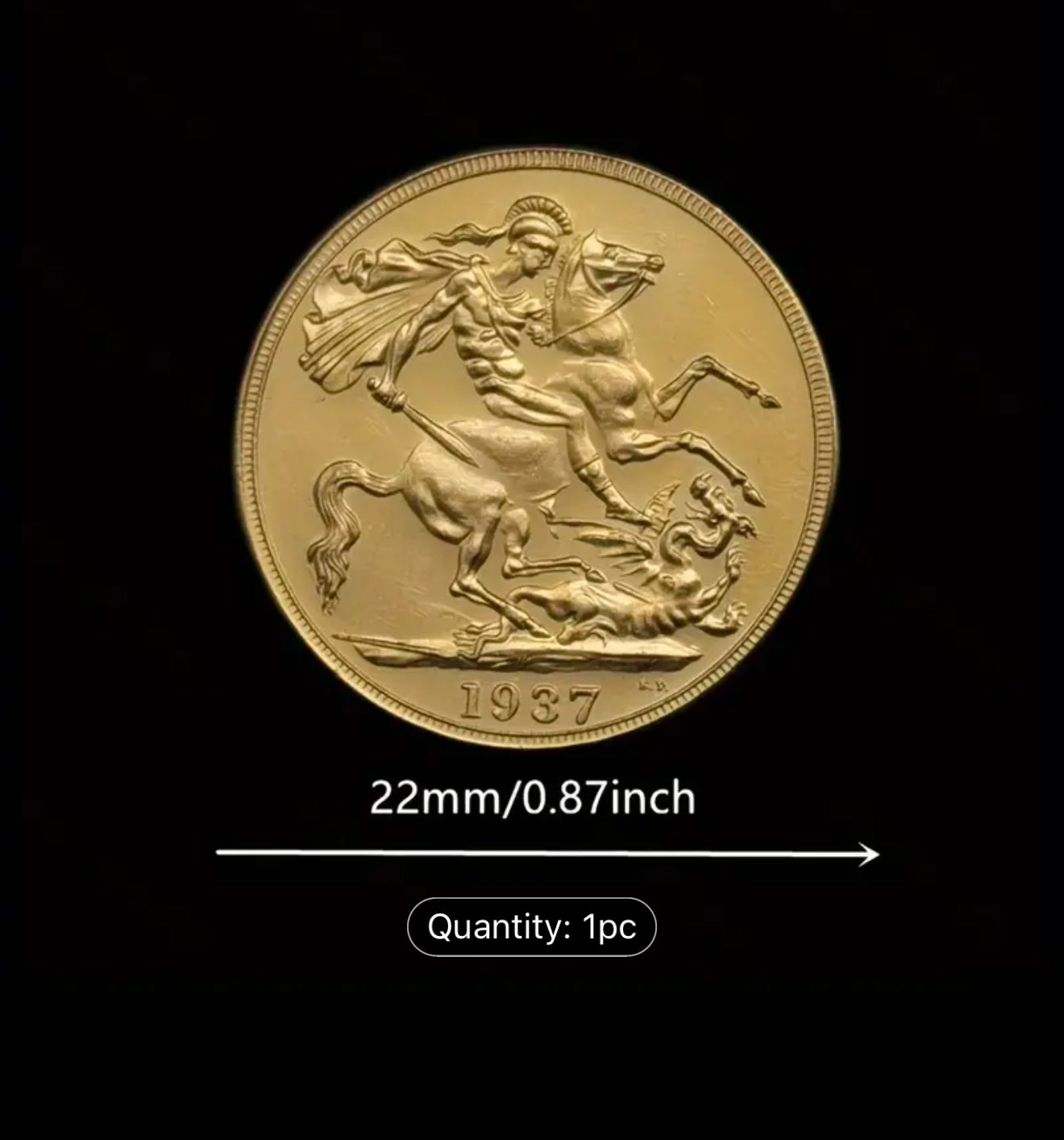 1937 Edward VIII 'The Abdicated' Gold SOVEREIGN Coin - Gap Filler