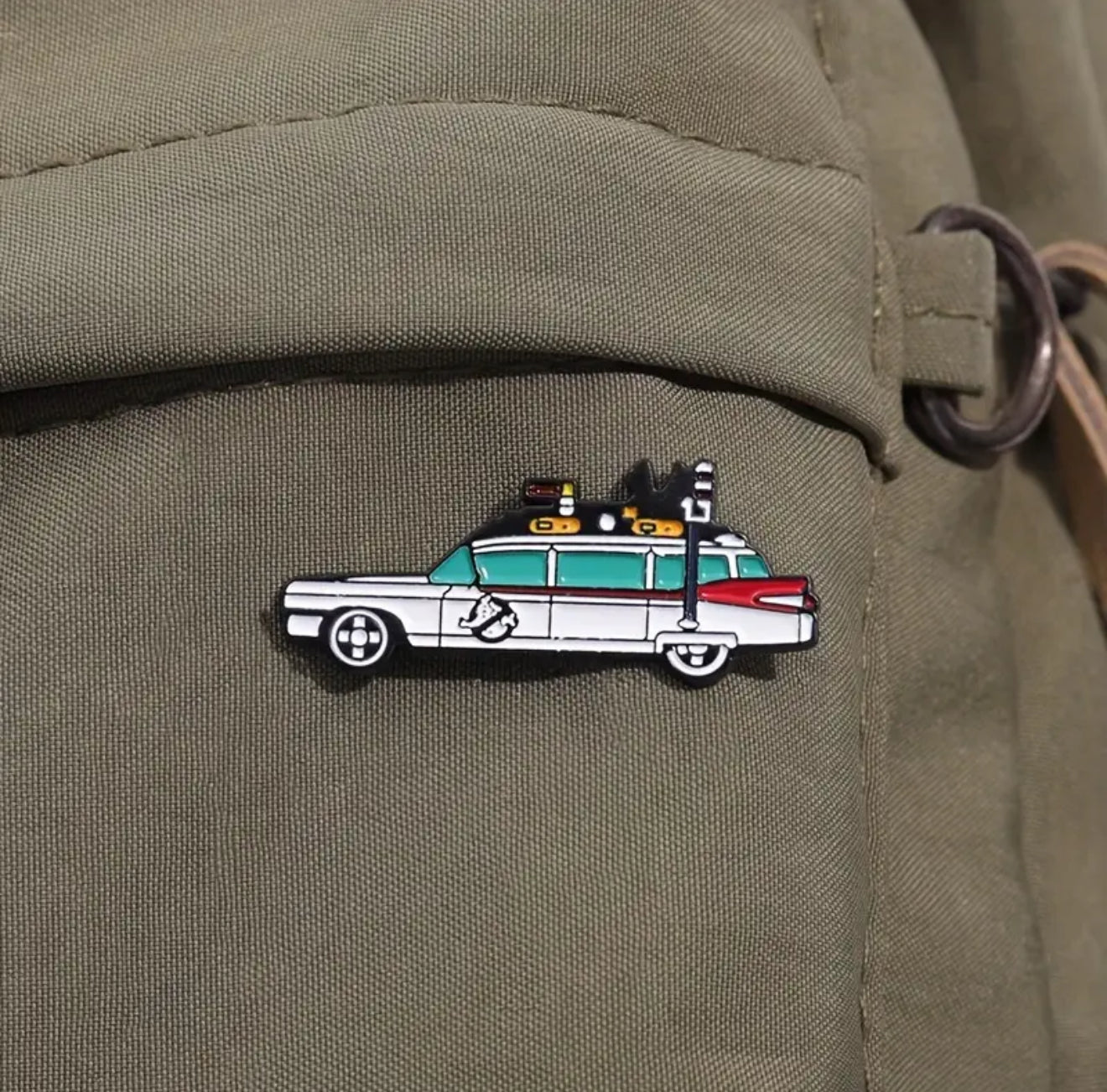 Ghostbusters Ecto 1 Enamel Pin Badge