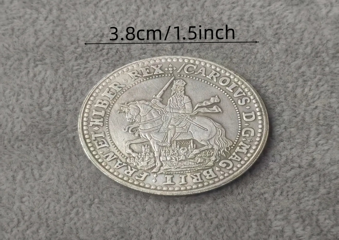 1644 Charles I Silver Oxford Crown Gap Filler