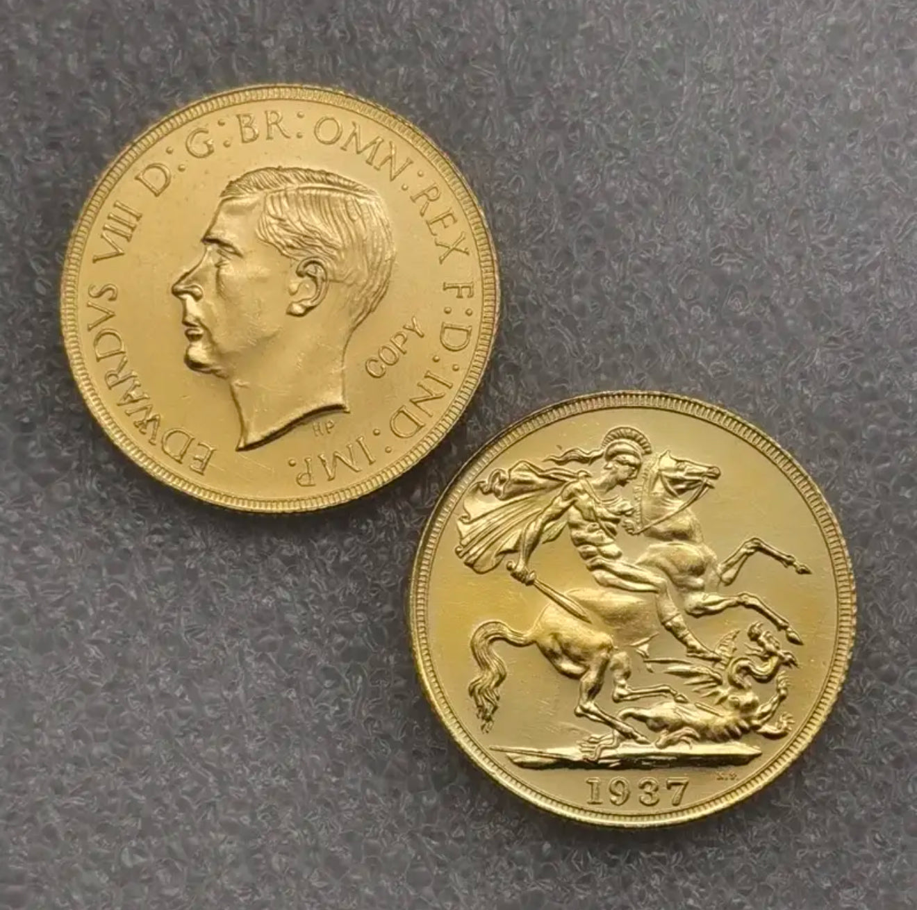1937 Edward VIII 'The Abdicated' Gold SOVEREIGN Coin - Gap Filler