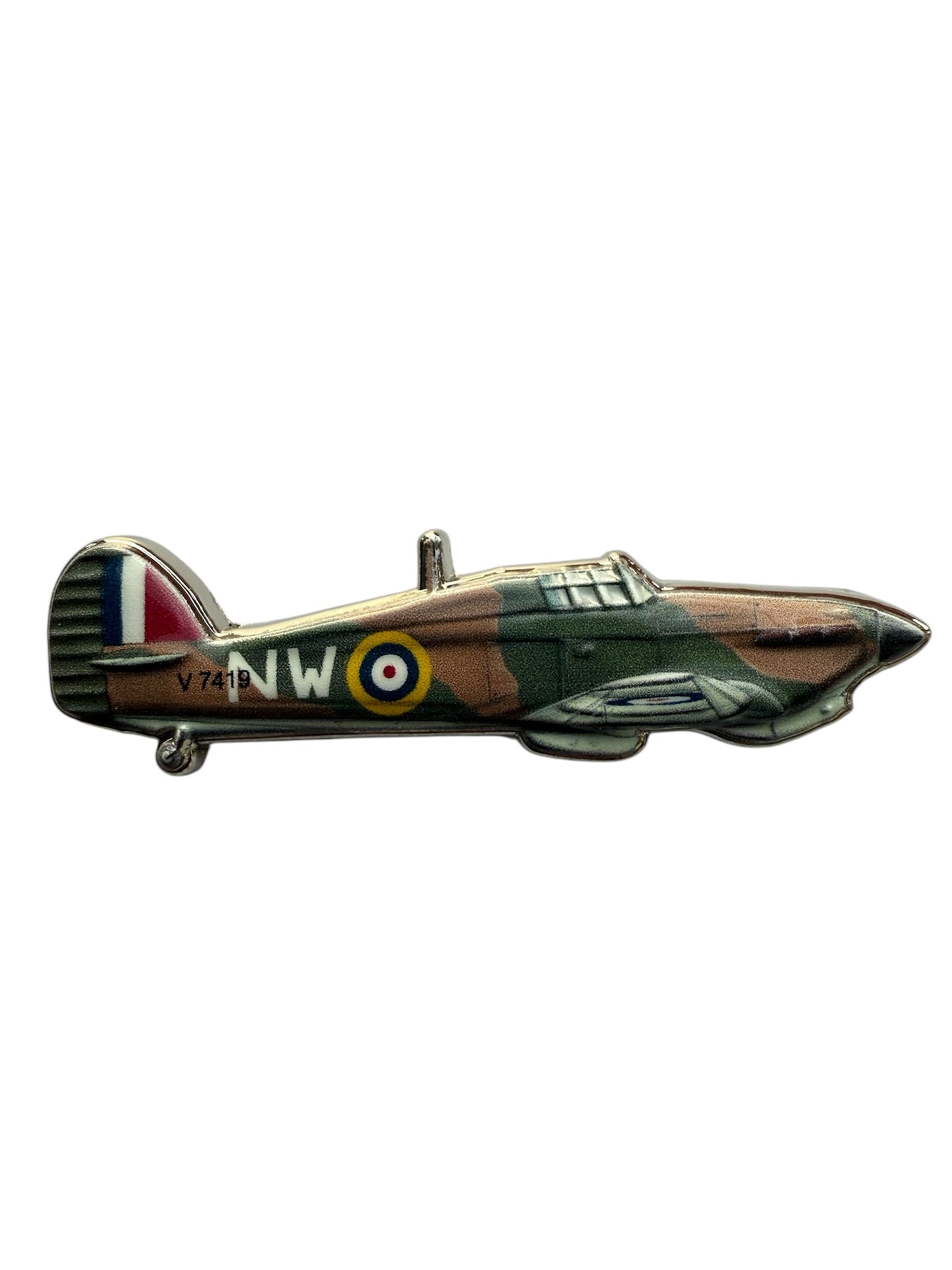 WW2 Hawker Hurricane World War Two 3D Pin Badge