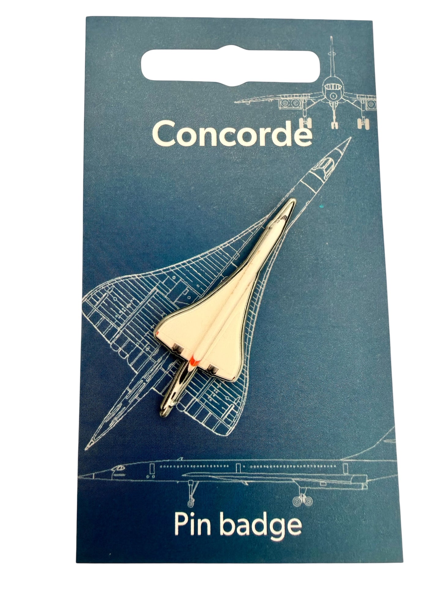 Concorde Plane 3D Enamel Aeroplane Pin Badge