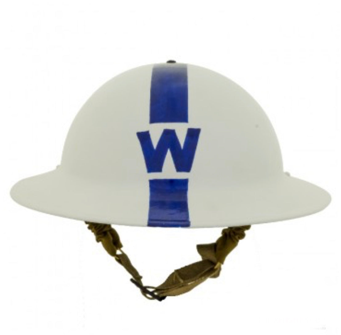 British WWII Chief Air Raid Warden Helmet