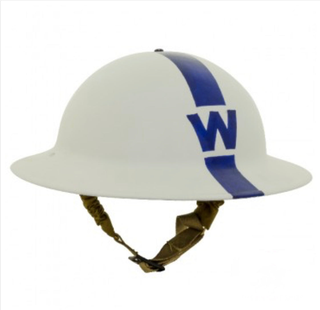 British WWII Chief Air Raid Warden Helmet