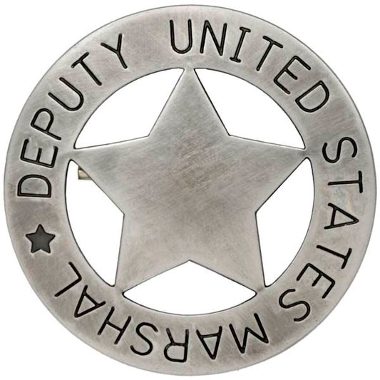 Deputy US Marshal Sheriff Law Enforcement Badge *Full Size Metal Replica*