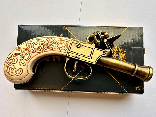 Bunney Pocket Pistol Inlaid Handle 18th Century