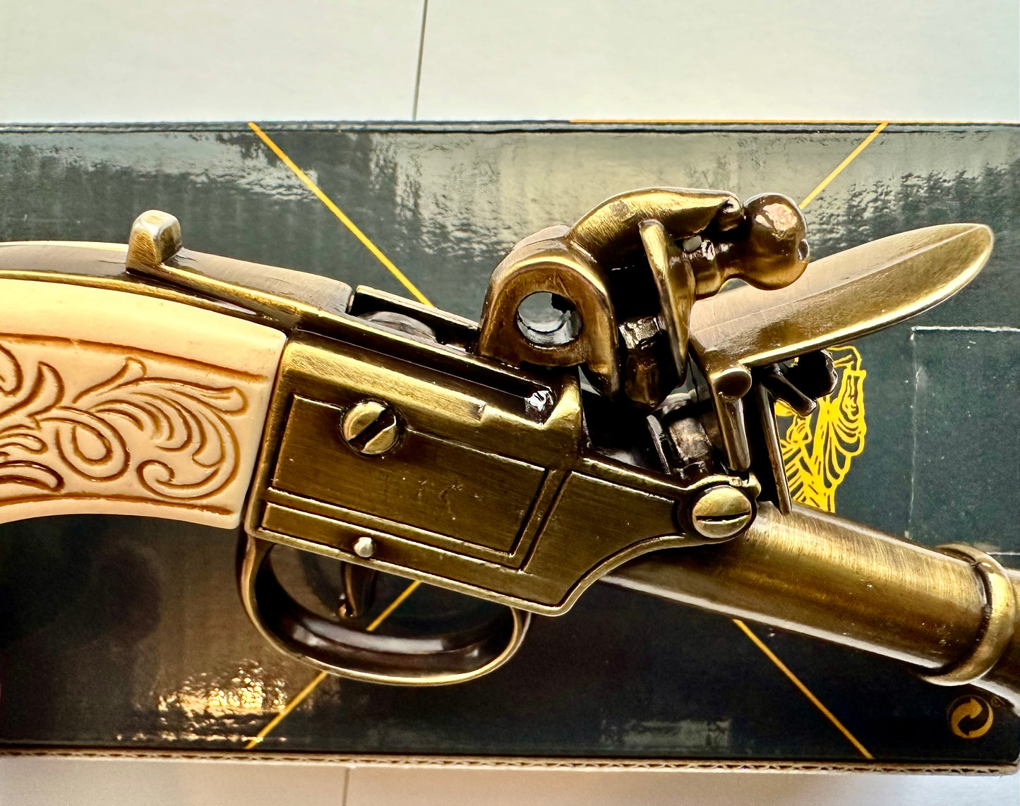 Bunney Pocket Pistol Inlaid Handle 18th Century
