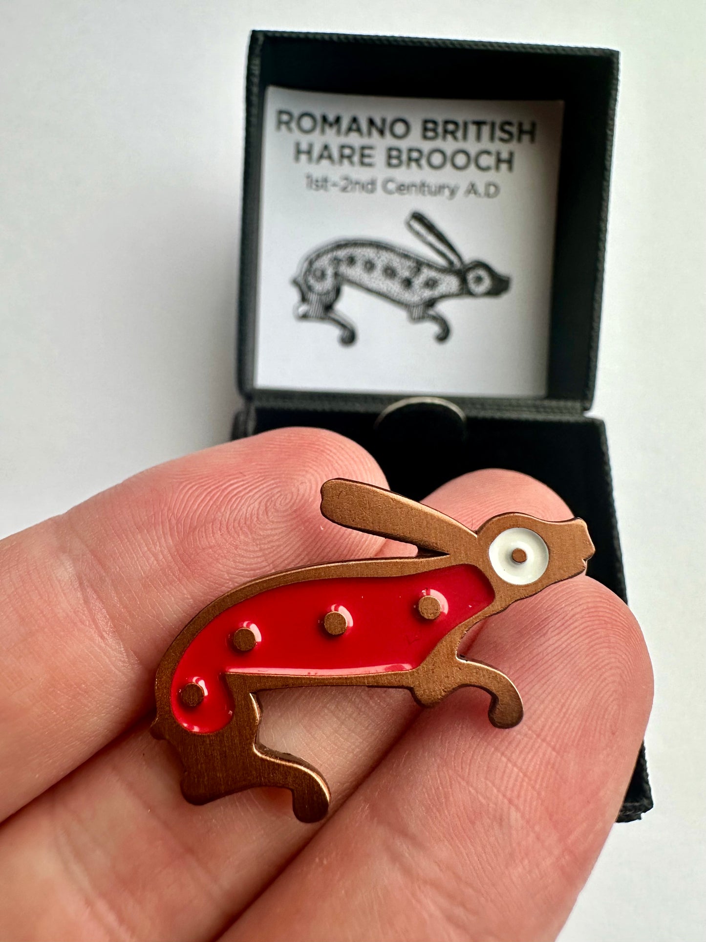 Roman Hare 1st-2nd Century A.D Enamel Brooch