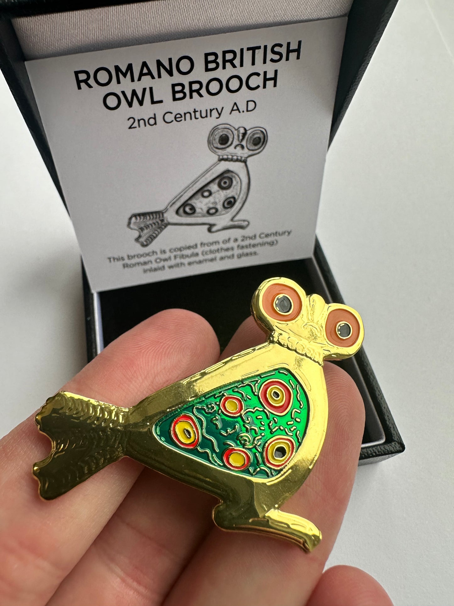 Romano British Owl Brooch 2nd Century A.D