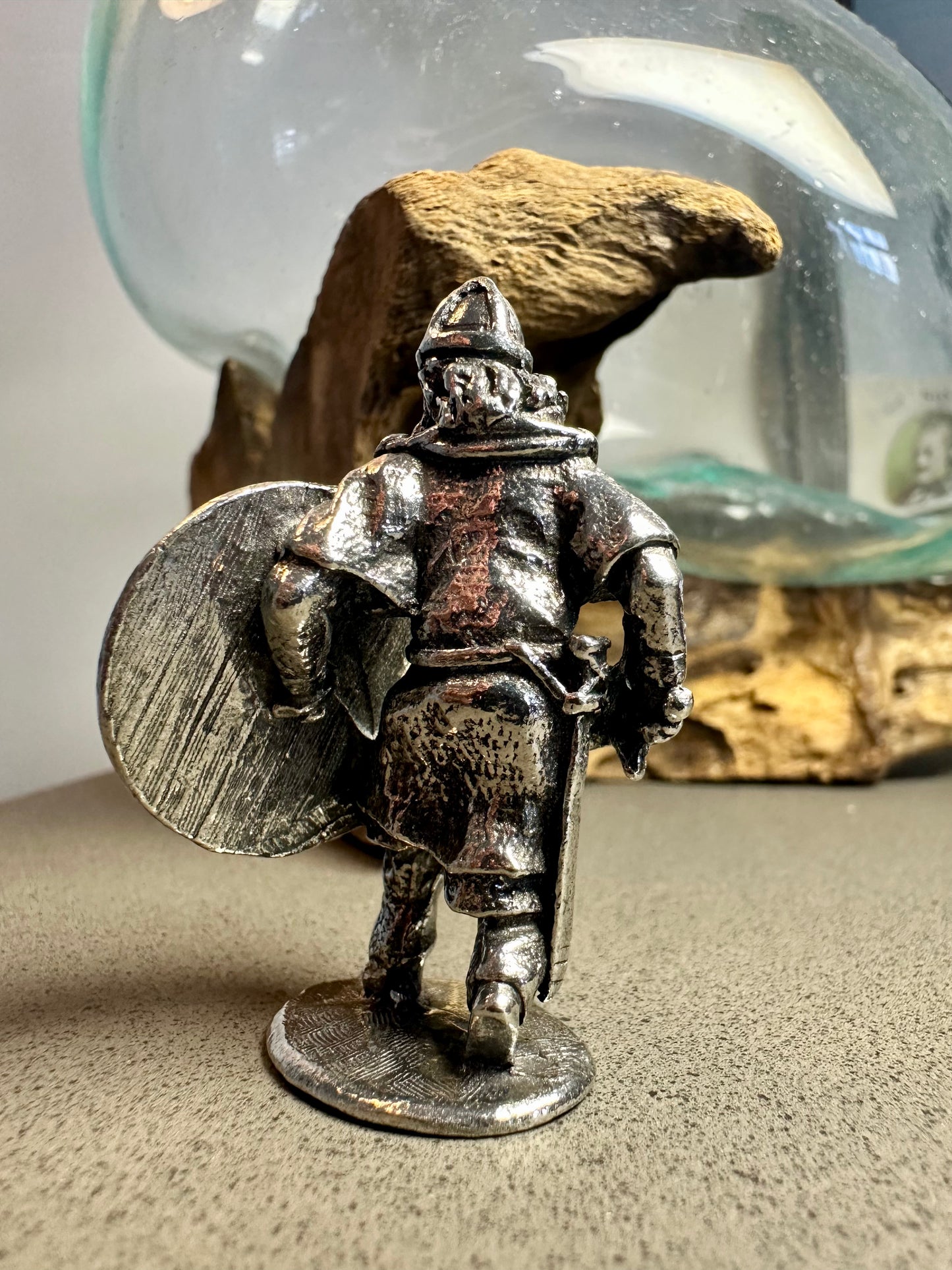 Viking Warrior Pewter Figurine