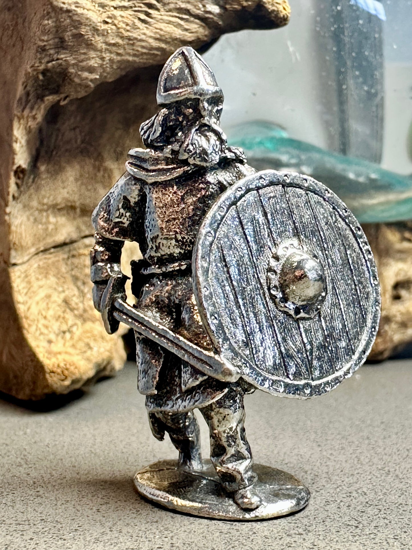 Viking Warrior Pewter Figurine