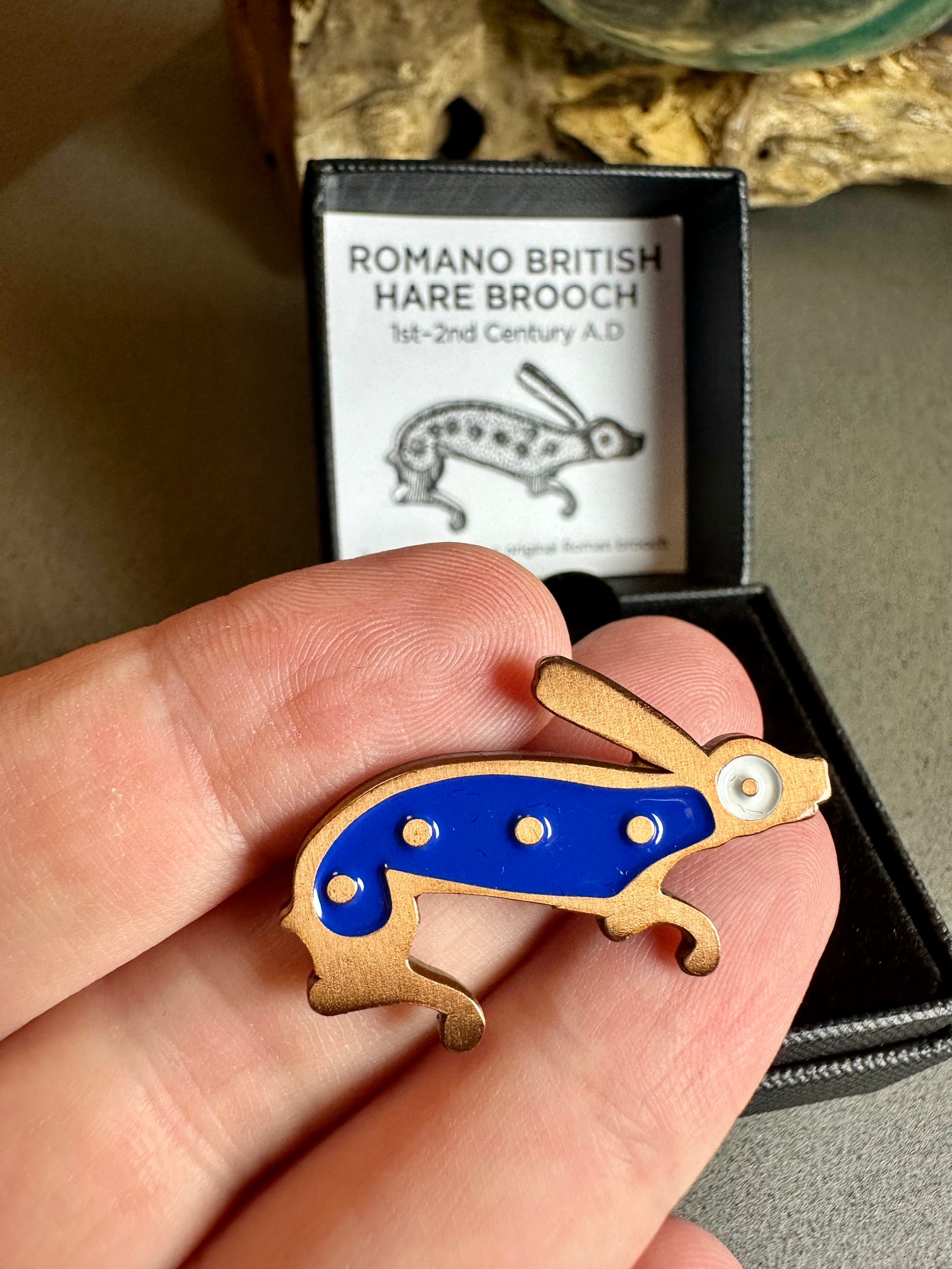 Roman Hare 1st-2nd Century A.D Enamel Brooch