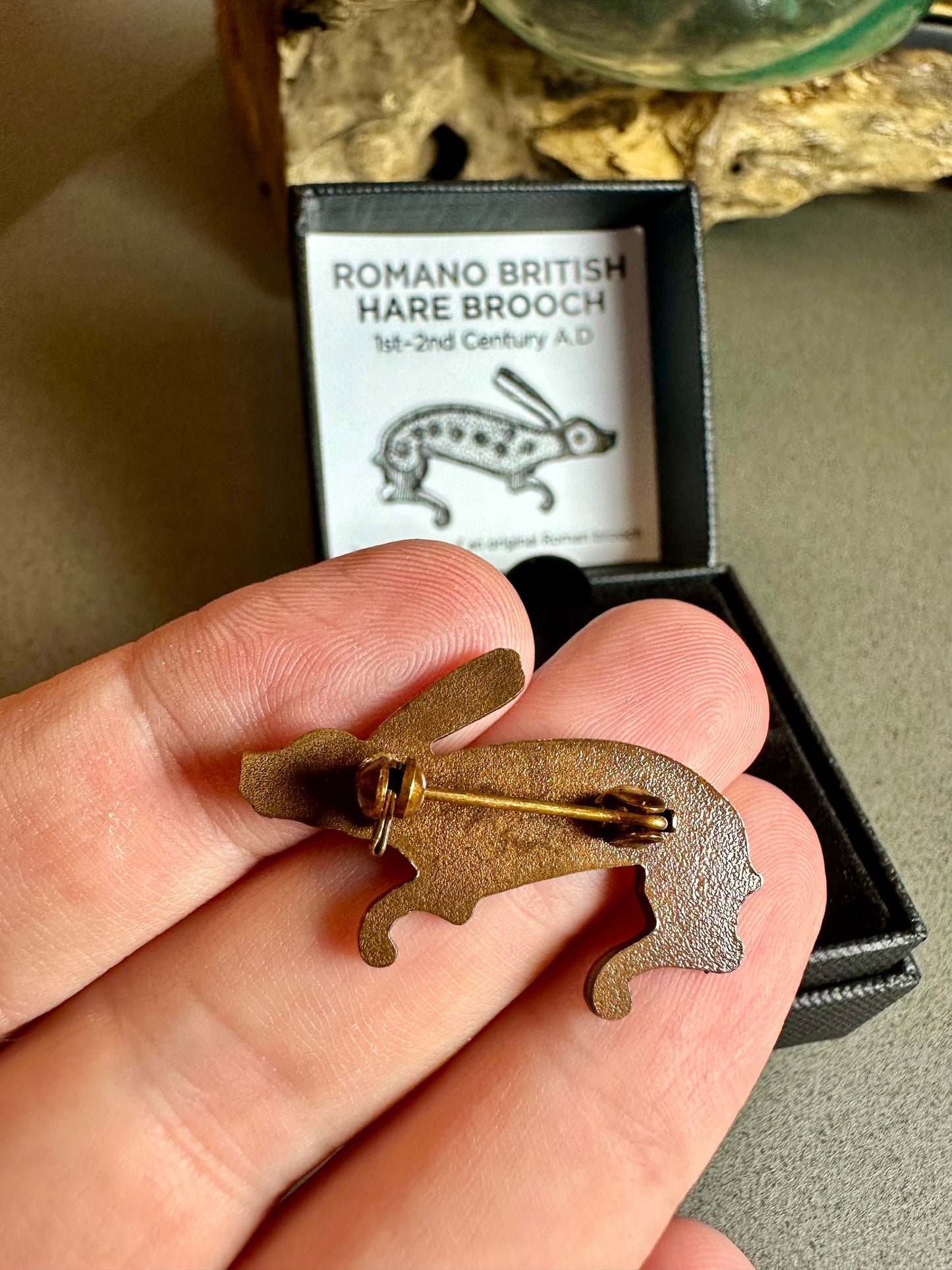 Roman Hare 1st-2nd Century A.D Enamel Brooch