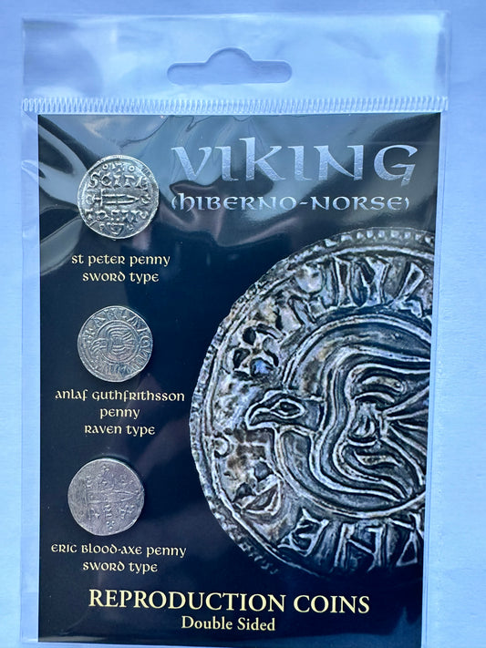 Viking Coin Set of 3 Silver Coins