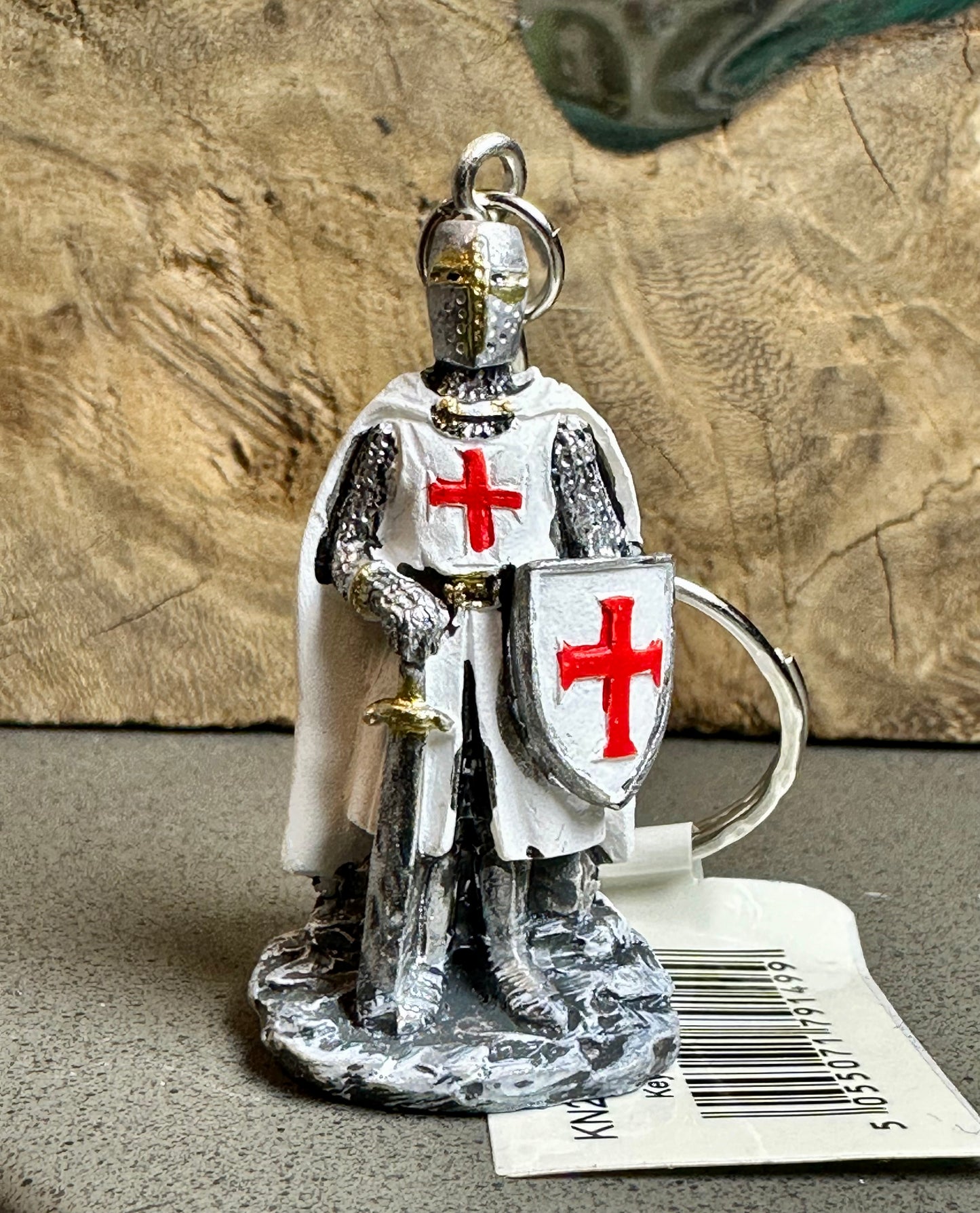 Crusader Knight's Templar Defender Keyring
