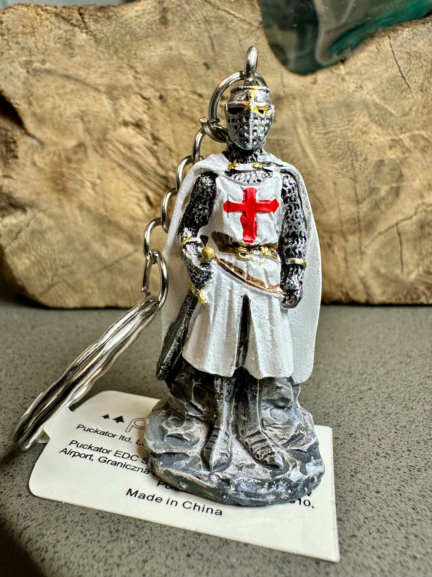 Crusader Knight's Templar Defender Keyring