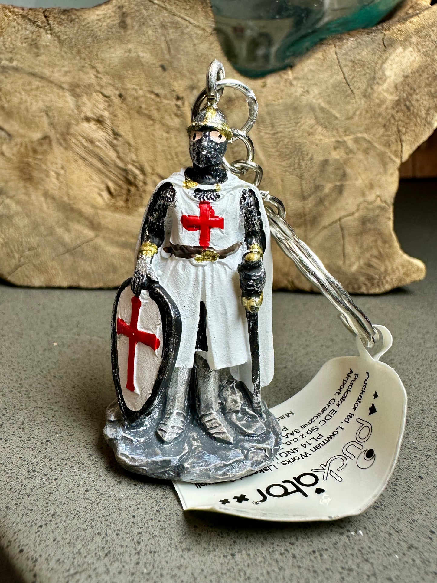 Crusader Knight's Templar Defender Keyring