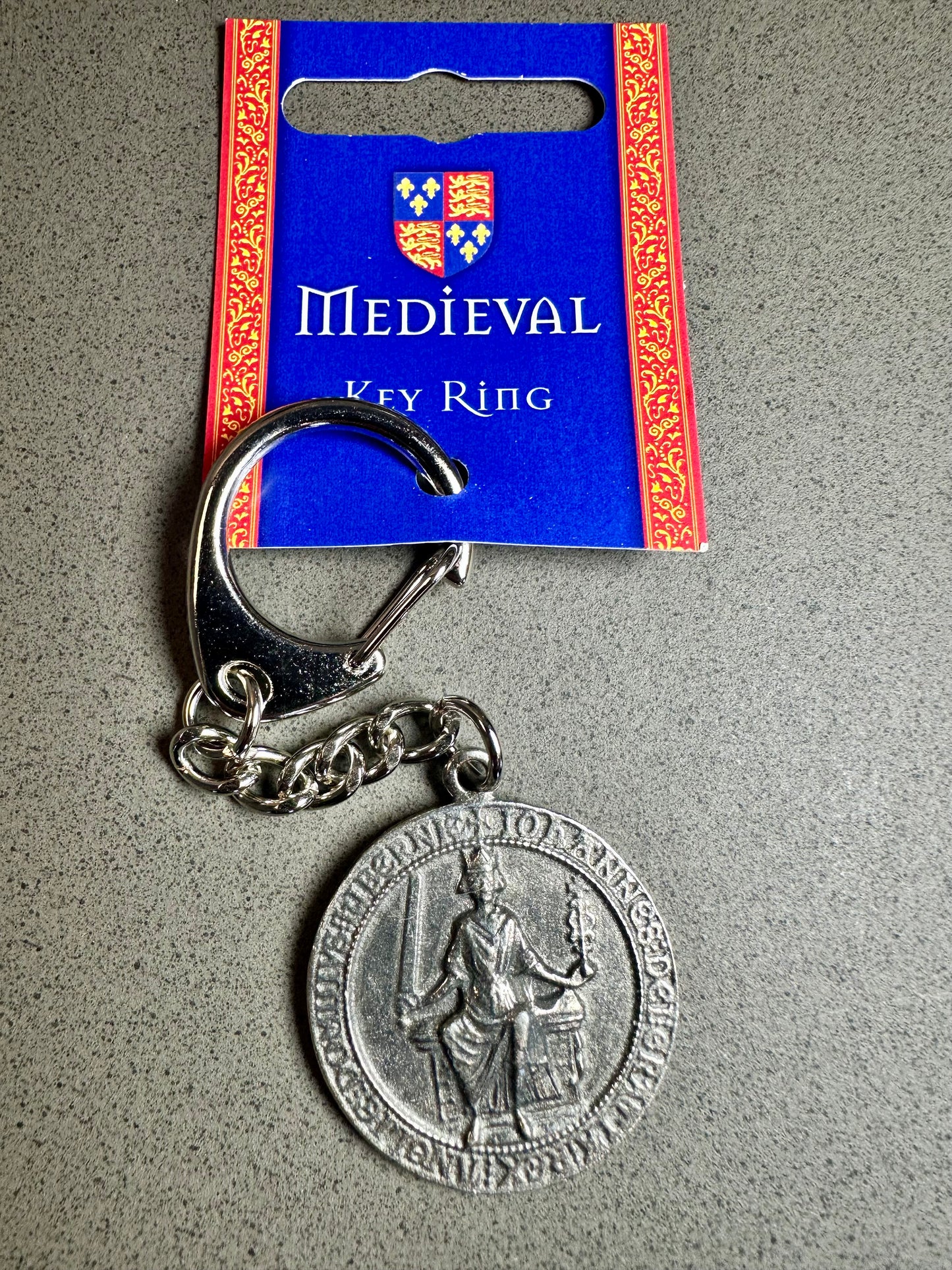 King John Magna Carta Seal Keyring