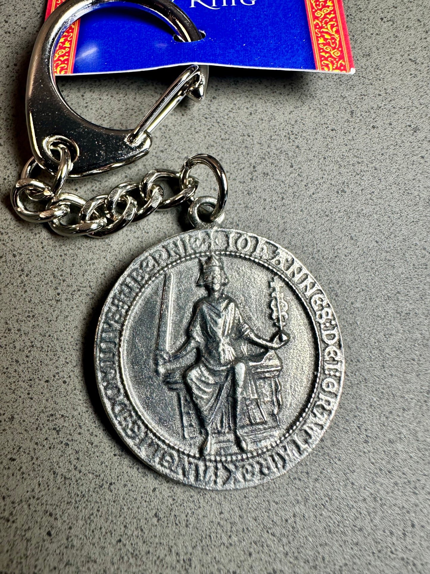 King John Magna Carta Seal Keyring