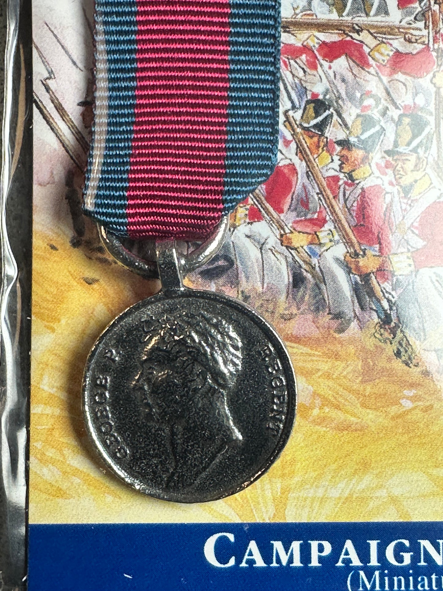 Waterloo Campaign Medal Miniature
