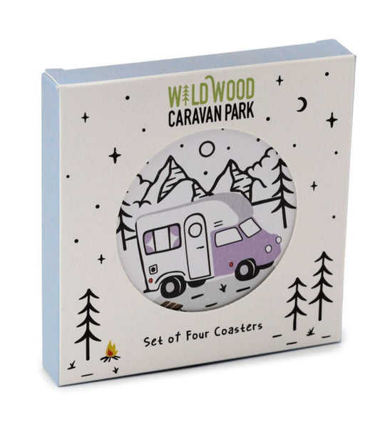 Caravan Set of 4 Cork Coasters