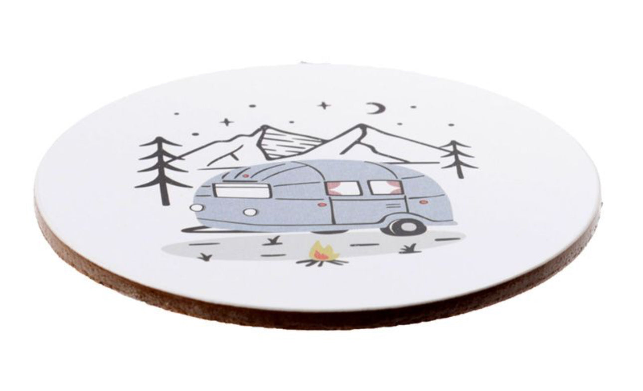 Caravan Set of 4 Cork Coasters