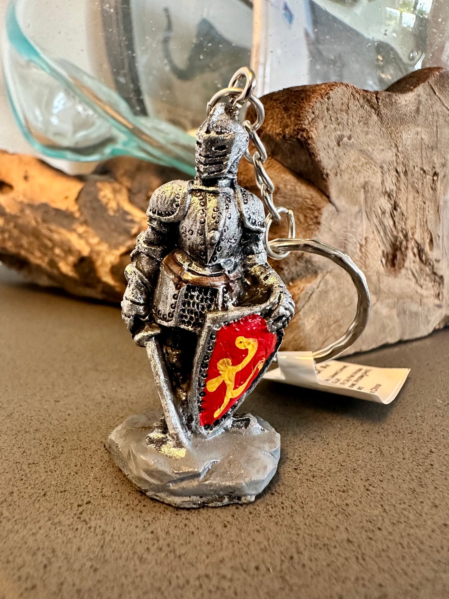 Medieval Knight In Armour Keyring