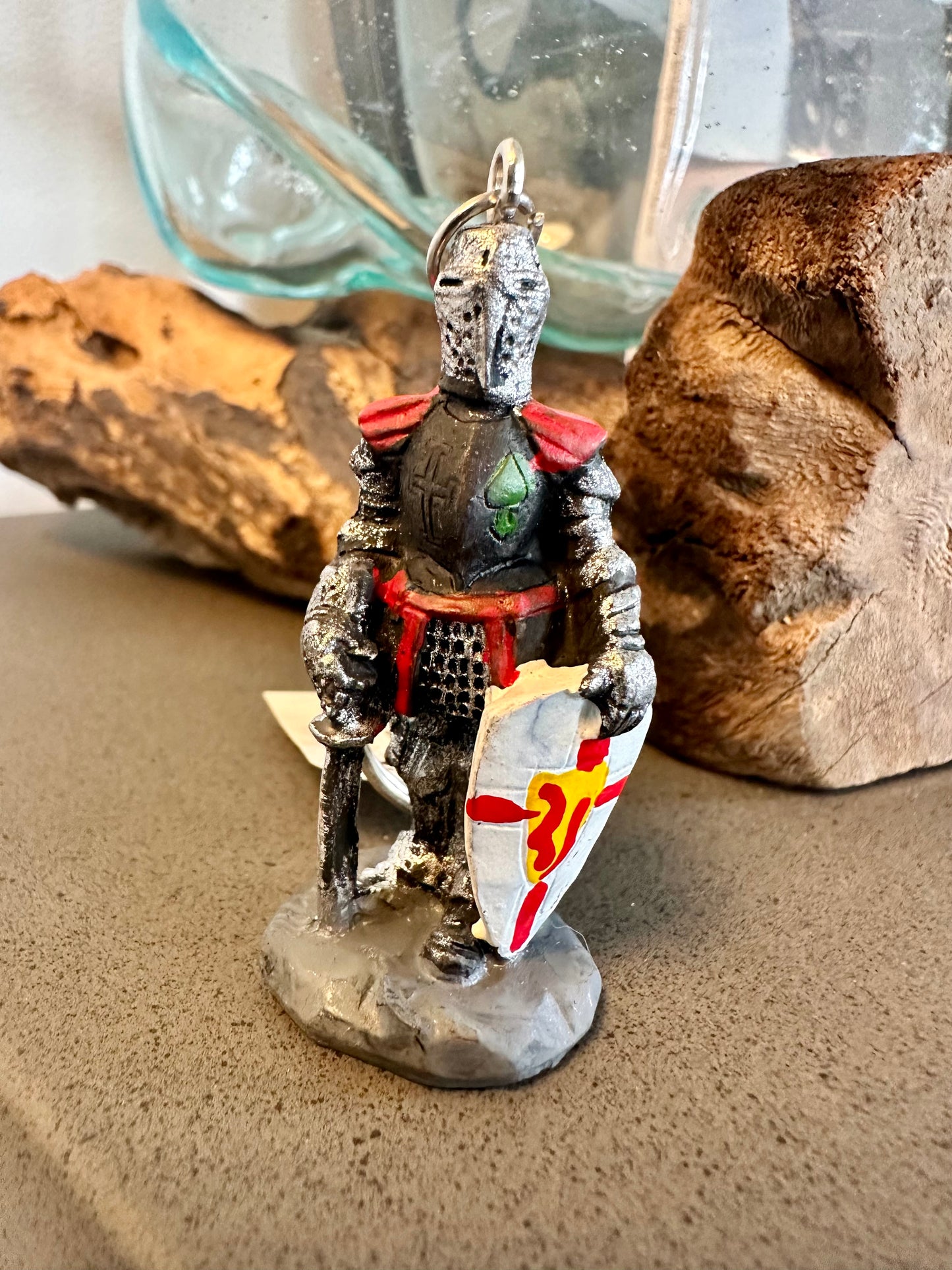 Medieval Knight In Armour Keyring