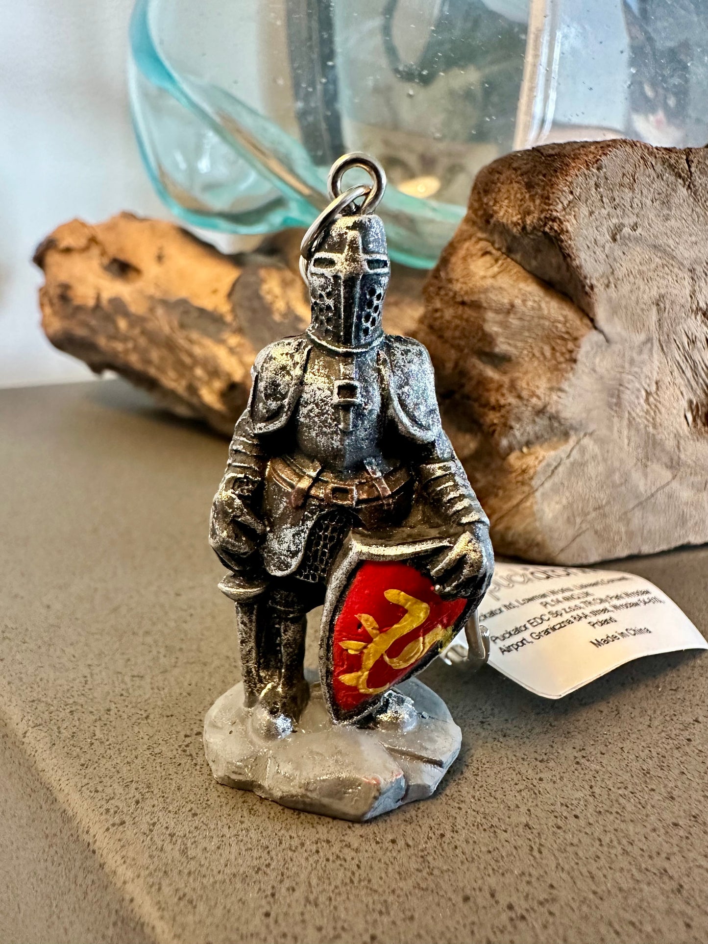 Medieval Knight In Armour Keyring