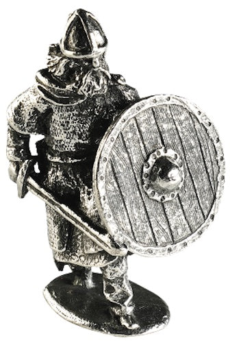 Viking Warrior Pewter Figurine