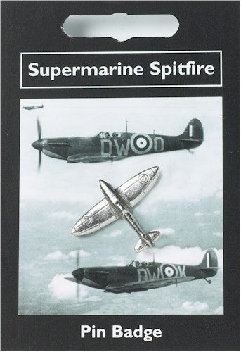Supermarine Spitfire Pewter Pin Badge
