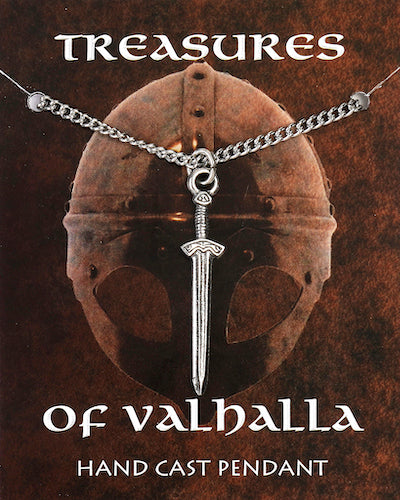Viking Sword Pewter Pendant