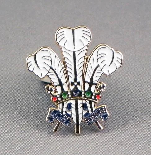 Prince of Wales Feathers Pin Badge