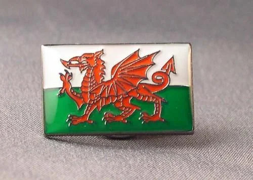 Welsh Flag Pin Badge